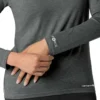 Camiseta de manguitos largos de rendimiento jaspeada «Force Sub-Scrubs» para mujer