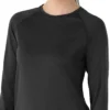 Camiseta de manguitos largos de rendimiento jaspeada «Force Sub-Scrubs» para mujer