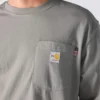 Camiseta de manguitos largos Force Irvine Fr para hombre con estampado de llamas - Camisas ignífugas