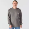 Camiseta de manguitos largos «Force Irvine Fr» para hombre, con tecnología de absorción de la humedad y logotipo del águila - Camisas ignífugas