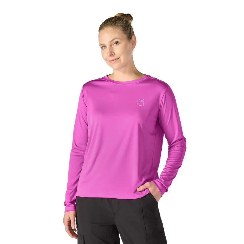 Camiseta de manguitos largos ligera Force Sun Defender UPF 50+ para mujer - Camisas de protección solar