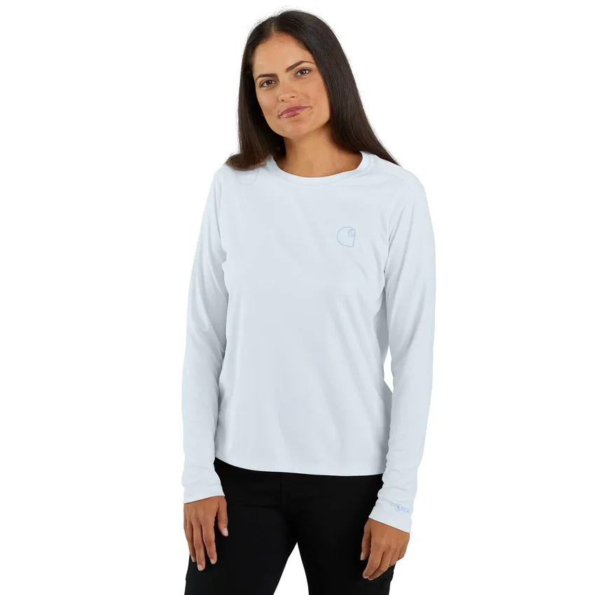 Camiseta de manguitos largos ligera Force Sun Defender UPF 50+ para mujer - Camisas de protección solar