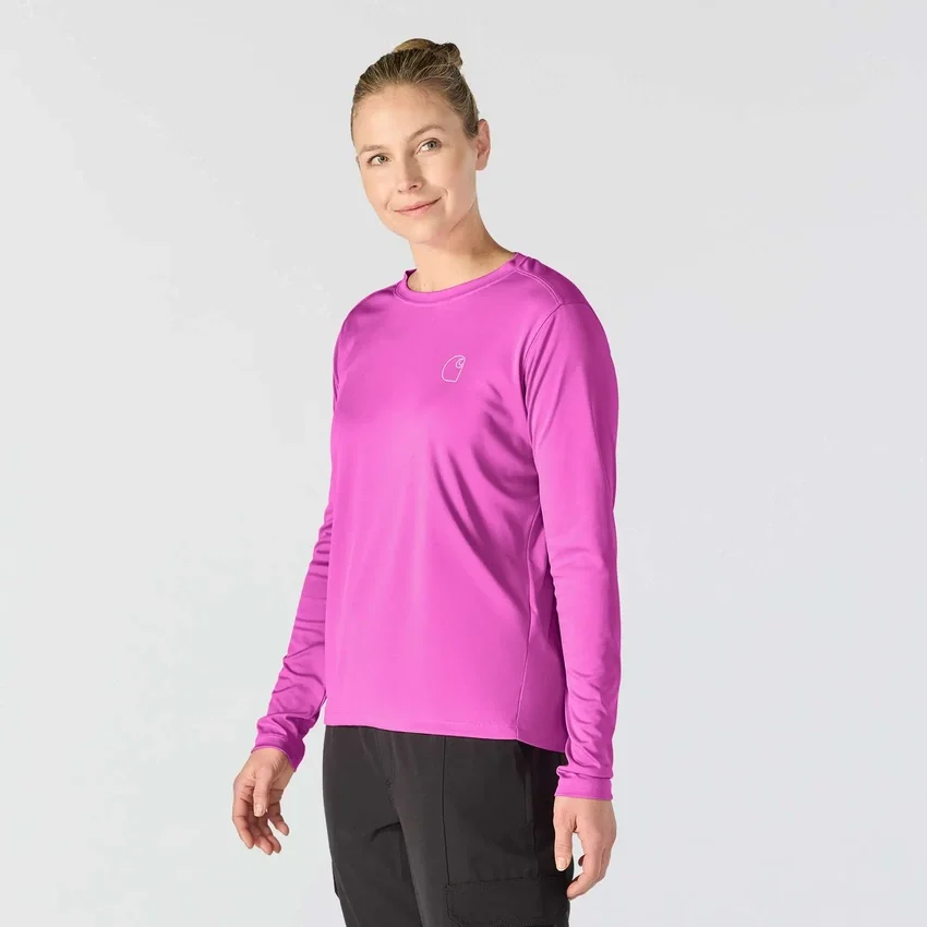 Camiseta de manguitos largos ligera Force Sun Defender UPF 50+ para mujer - Camisas de protección solar