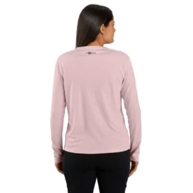 Camiseta de manguitos largos ligera Force Sun Defender UPF 50+ para mujer – Camisas de protección solar