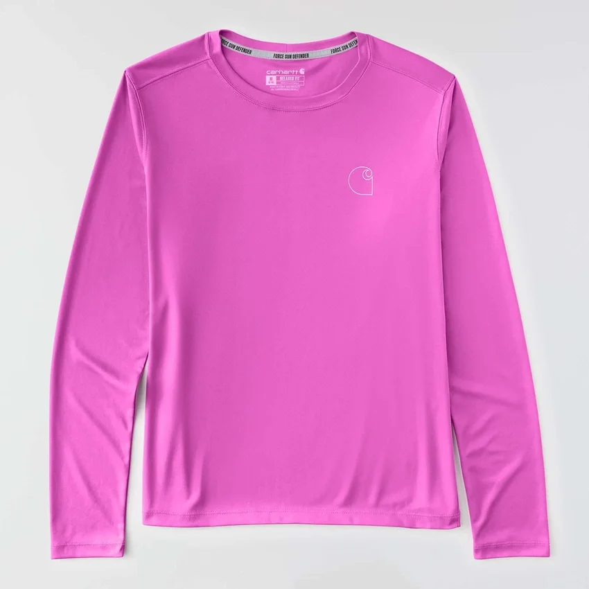 Camiseta de manguitos largos ligera Force Sun Defender UPF 50+ para mujer - Camisas de protección solar