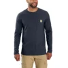 Camiseta de manguitos largos para hombre Force con bolsillo y tejido que absorbe la humedad