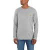 Camiseta de manguitos largos para hombre Force con bolsillo y tejido que absorbe la humedad