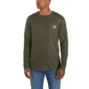 Camiseta de manguitos largos para hombre Force con bolsillo y tejido que absorbe la humedad