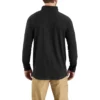 Camiseta de manguitos largos para hombre Force con cremallera de un cuarto y tejido que absorbe la humedad