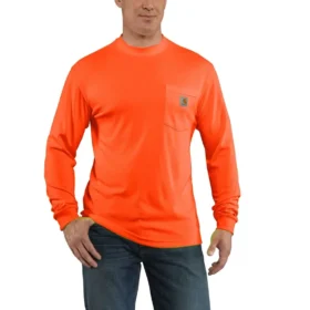 Camiseta de manguitos largos para hombre Force, corte holgado y colores realzados
