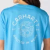 Camiseta de mujer de corte holgado y tejido ligero de Tencel con estampado floral