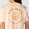 Camiseta de mujer de corte holgado y tejido ligero de Tencel con estampado floral