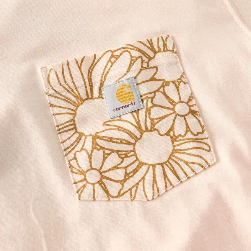 Camiseta de mujer de corte holgado y tejido ligero de Tencel con estampado floral