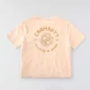 Camiseta de mujer de corte holgado y tejido ligero de Tencel con estampado floral