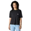 Camiseta de mujer de Tencel, corte holgado, ligera, con sudadera cuello redondo y bolsillo