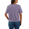 Camiseta de mujer de Tencel, corte holgado, ligera, con sudadera cuello redondo y bolsillo
