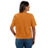 Camiseta de mujer de Tencel, corte holgado, ligera, con sudadera cuello redondo y bolsillo