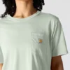 Camiseta de mujer de Tencel, corte holgado, ligera, con sudadera cuello redondo y bolsillo