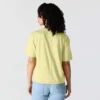Camiseta de mujer de Tencel, corte holgado, ligera, con sudadera cuello redondo y bolsillo