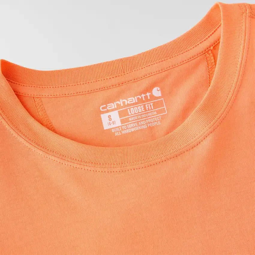 Camiseta de mujer de Tencel, corte holgado, ligera, con sudadera cuello redondo y bolsillo