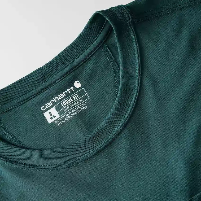 Camiseta de mujer de Tencel, corte holgado, ligera, con sudadera cuello redondo y bolsillo