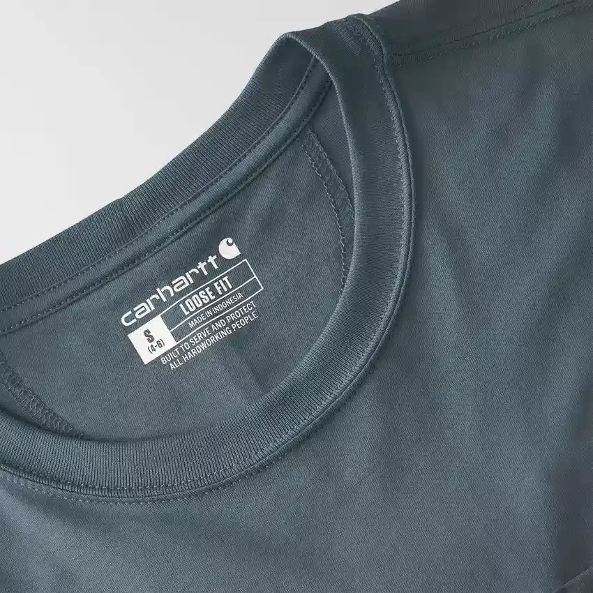Camiseta de mujer de Tencel, corte holgado, ligera, con sudadera cuello redondo y bolsillo