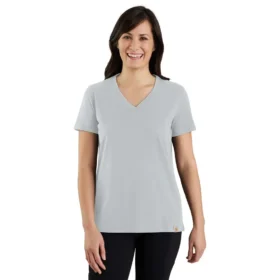 Camiseta de mujer de Tencel, corte holgado, ligera y transpirable, con cuello en V