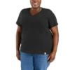 Camiseta de mujer de Tencel, corte holgado, ligera y transpirable, con cuello en V