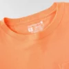 Camiseta de mujer de Tencel, corte holgado, manguitos largos, cuello redondo y bolsillo