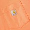 Camiseta de mujer de Tencel, corte holgado, manguitos largos, cuello redondo y bolsillo