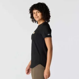 Camiseta de mujer Force de corte holgado con bolsillos y tejido transpirable