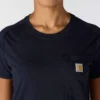 Camiseta de mujer Force de corte holgado con bolsillos y tejido transpirable