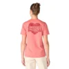 Camiseta de mujer Irvine de corte holgado con estampado Heritage Heart