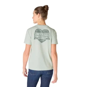 Camiseta de mujer Irvine de corte holgado con estampado Heritage Heart