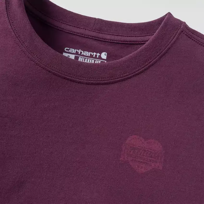Camiseta de mujer Irvine de corte holgado con estampado Heritage Heart
