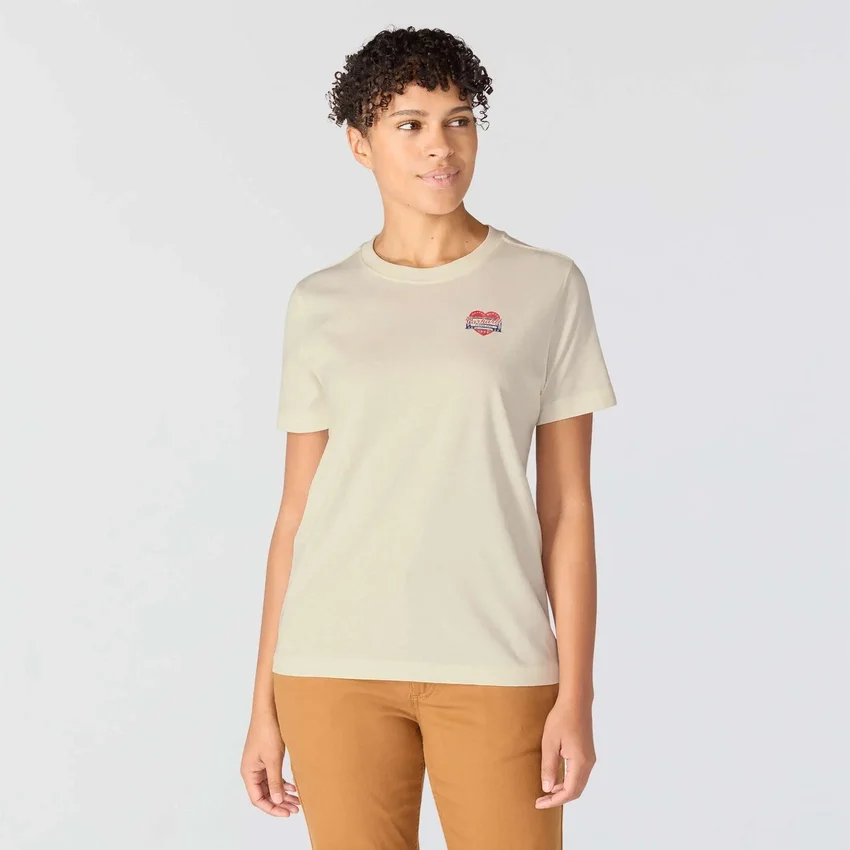 Camiseta de mujer Irvine de corte holgado con estampado Heritage Heart