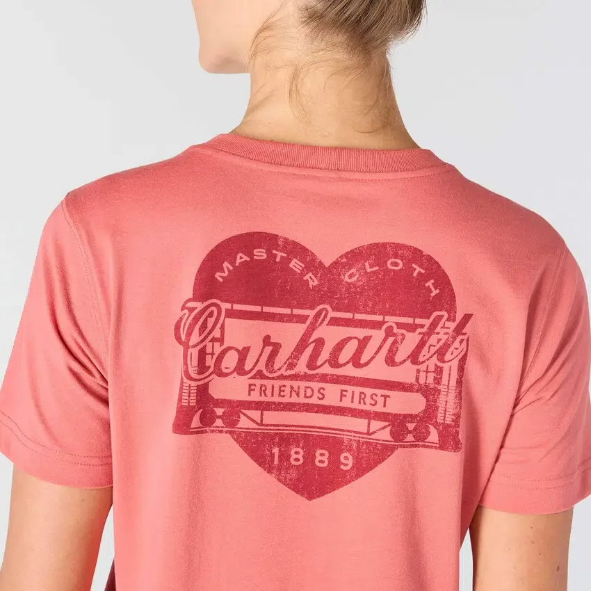 Camiseta de mujer Irvine de corte holgado con estampado Heritage Heart