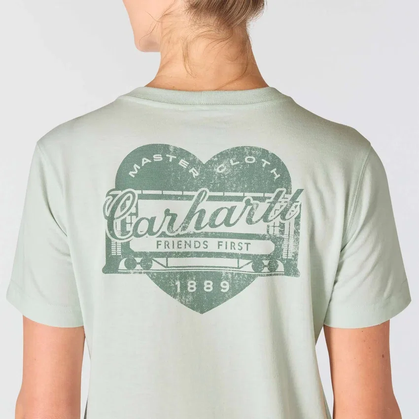Camiseta de mujer Irvine de corte holgado con estampado Heritage Heart