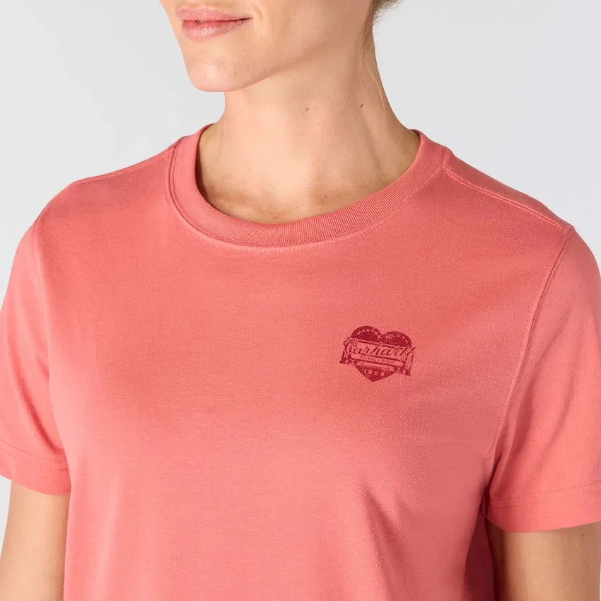 Camiseta de mujer Irvine de corte holgado con estampado Heritage Heart