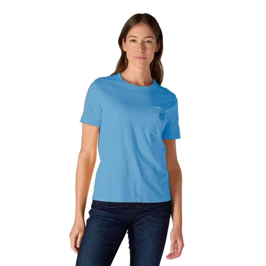 Camiseta de mujer Irvine de corte holgado y transpirable con bolsillos
