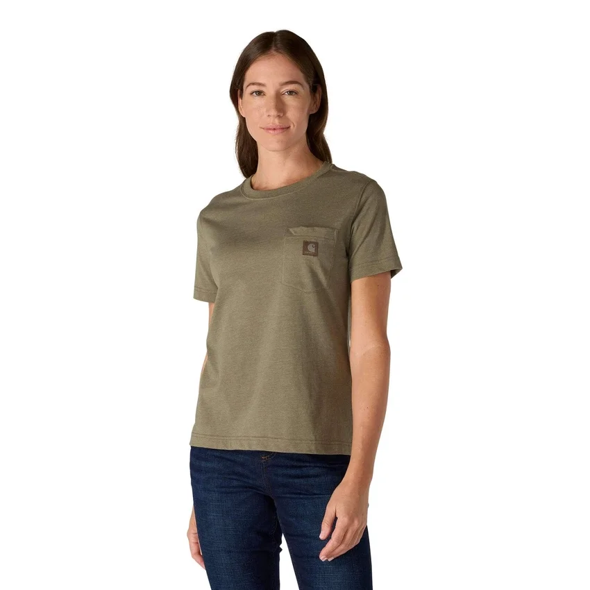 Camiseta de mujer Irvine de corte holgado y transpirable con bolsillos