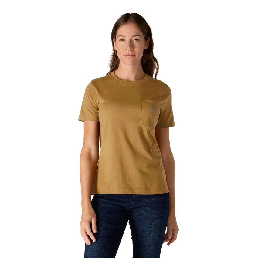 Camiseta de mujer Irvine de corte holgado y transpirable con bolsillos