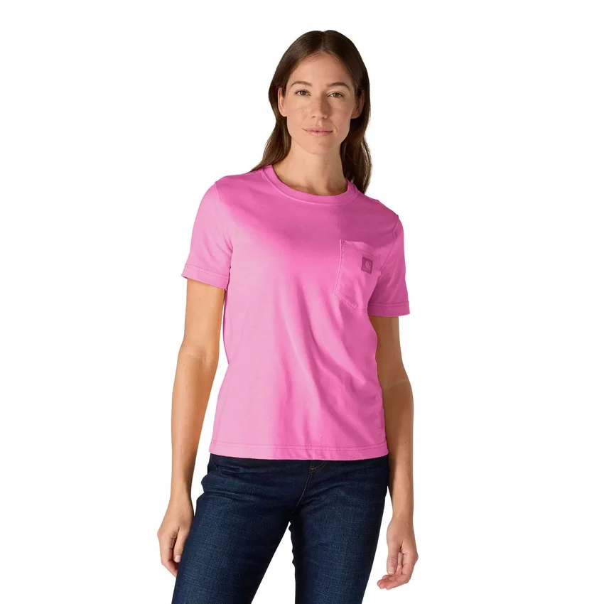 Camiseta de mujer Irvine de corte holgado y transpirable con bolsillos