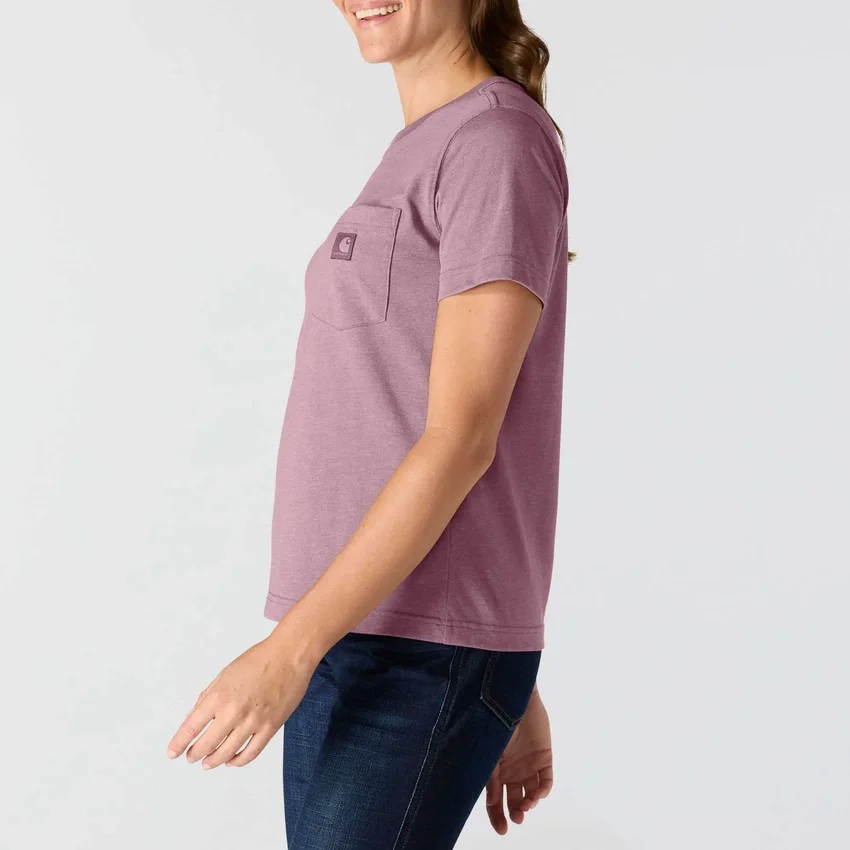 Camiseta de mujer Irvine de corte holgado y transpirable con bolsillos