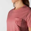 Camiseta de mujer Irvine de corte holgado y transpirable con bolsillos