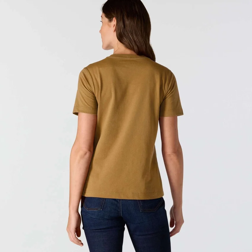 Camiseta de mujer Irvine de corte holgado y transpirable con bolsillos