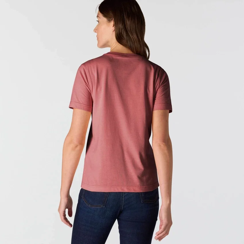 Camiseta de mujer Irvine de corte holgado y transpirable con bolsillos