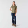 Camiseta de mujer Irvine de corte holgado y transpirable con bolsillos