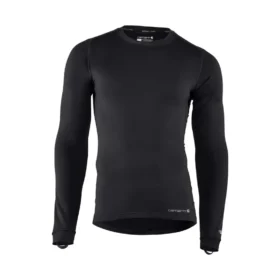 Camiseta de sudadera cuello redondo Force, capa base elástica de tejido grueso