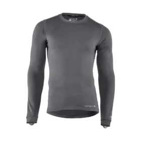 Camiseta de sudadera cuello redondo Force, capa base elástica de tejido grueso